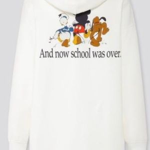Uniqlo Disney Stories Women’s Hooded Long Sleeve Sweatshirt Dress Mickey Mouse S